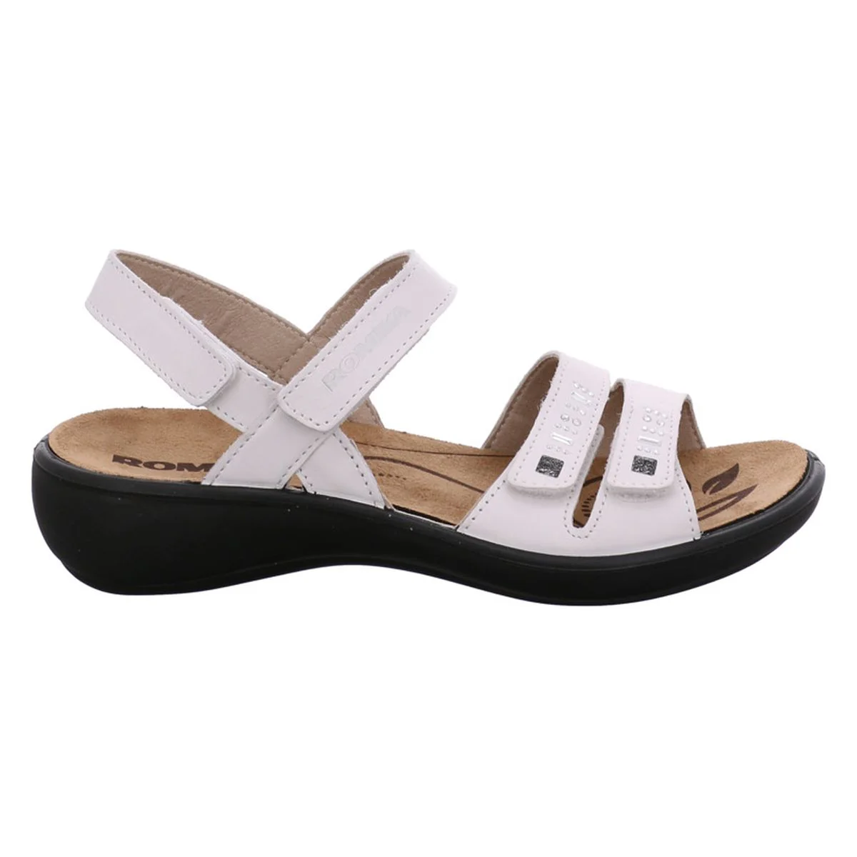 Romika Ibiza 86 Women's Velcro Sandal in White - Image 2