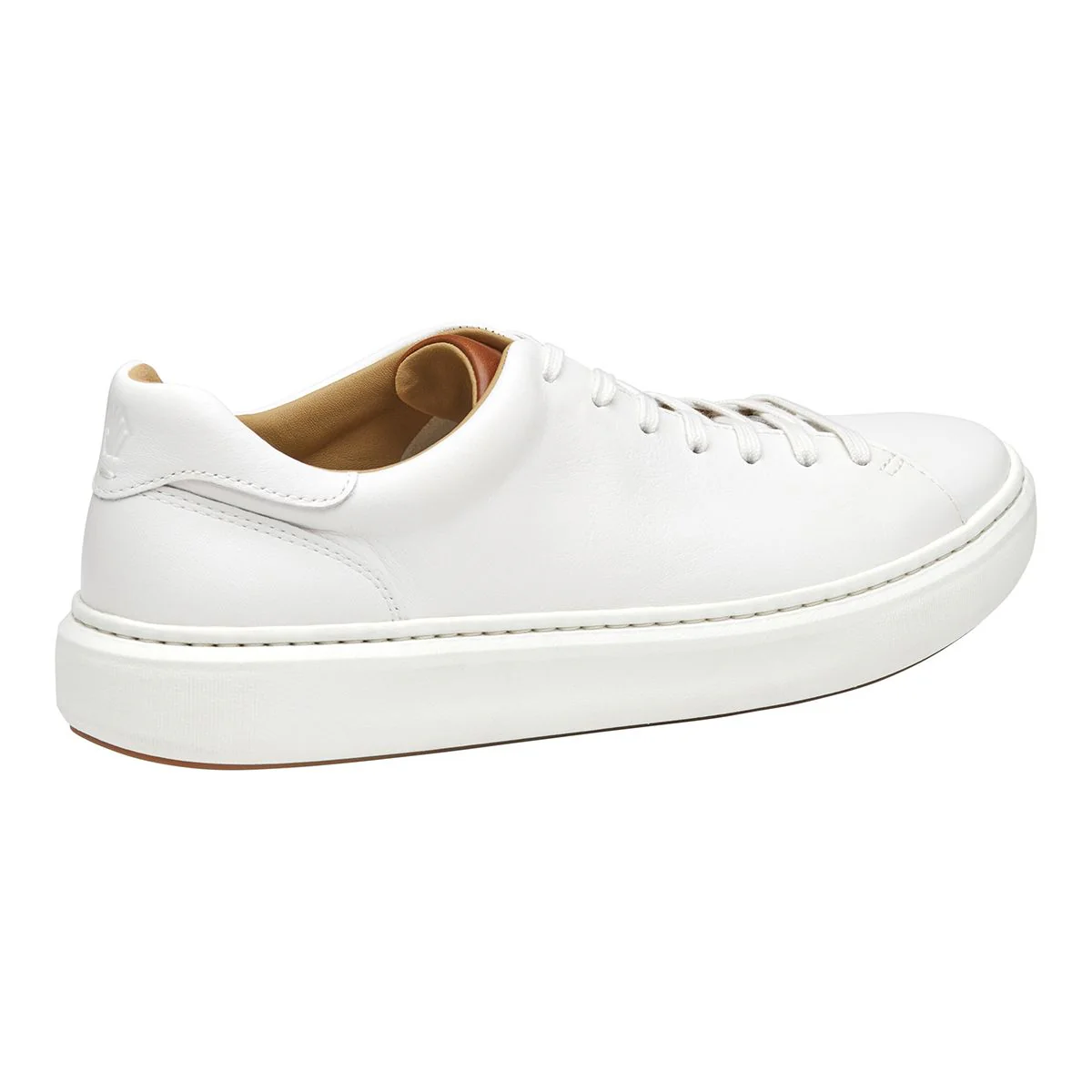 Johnston & Murphy Anders Lace-To-Toe Men's Sneaker in White - Image 3