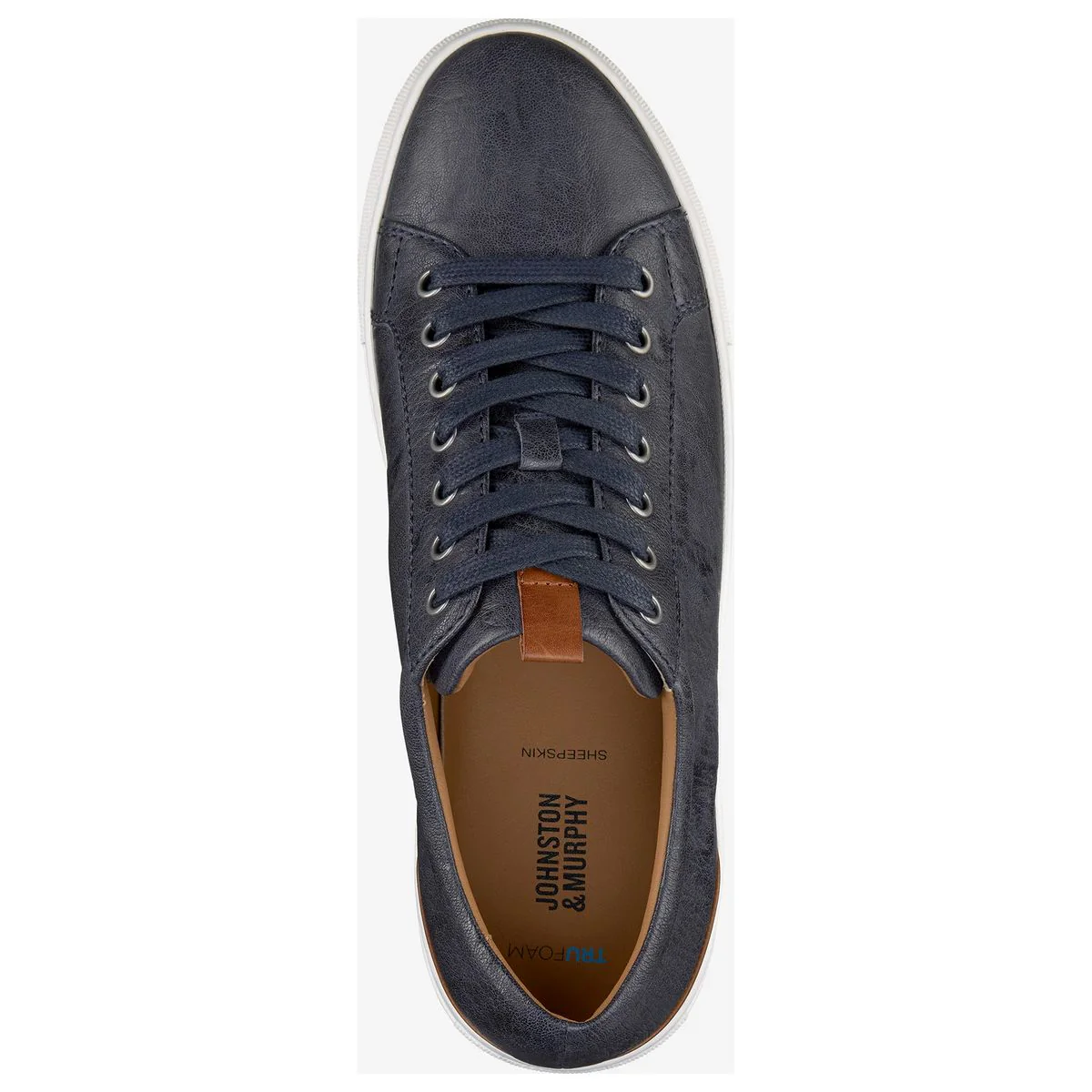 Johnston & Murphy Banks Lace-to-Toe Men's Sneaker in Navy - Image 2