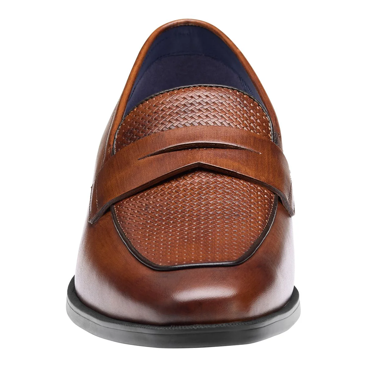 Johnston & Murphy Gibbons Penny Men's Dress Slip On in Mahogany - Image 4