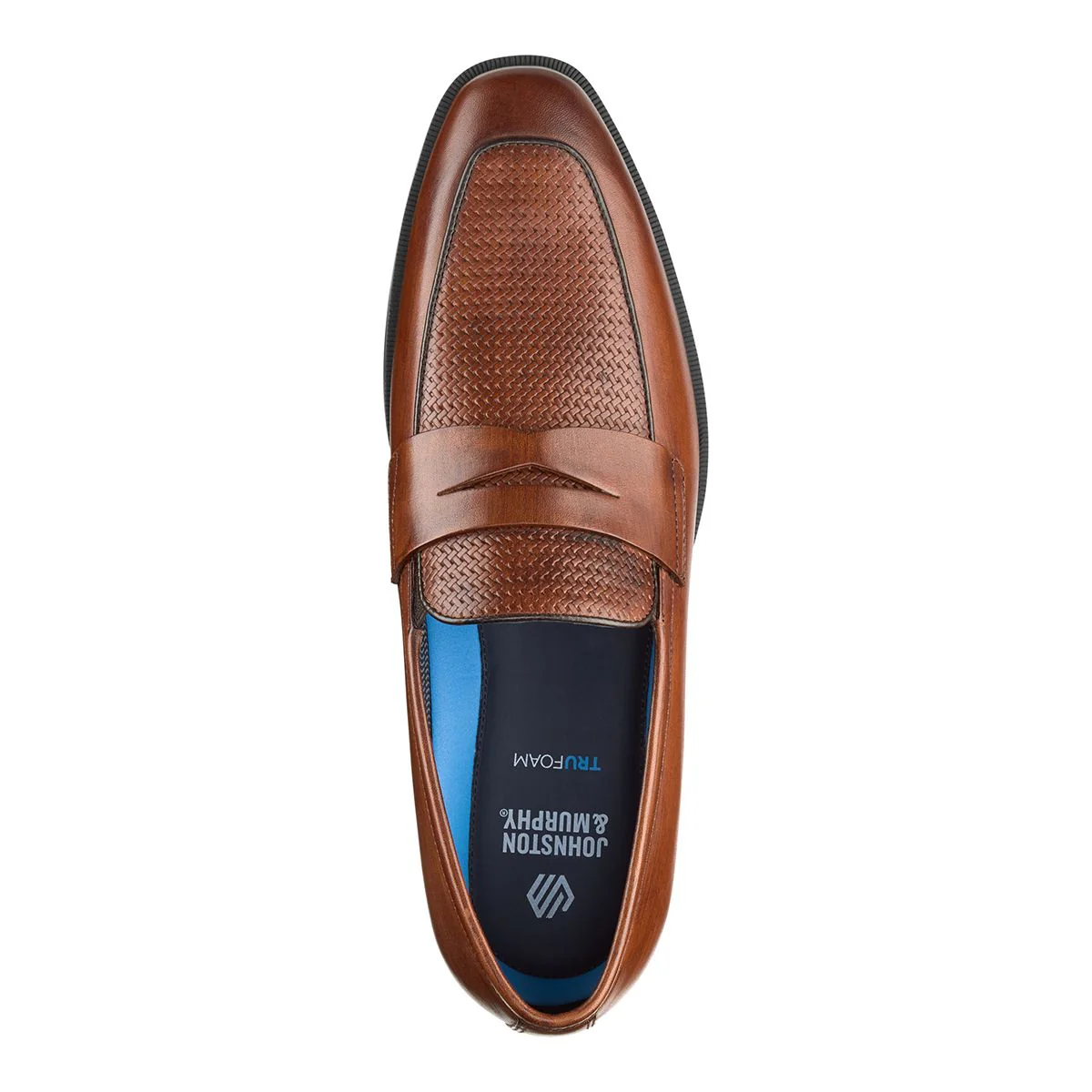 Johnston & Murphy Gibbons Penny Men's Dress Slip On in Mahogany - Image 6