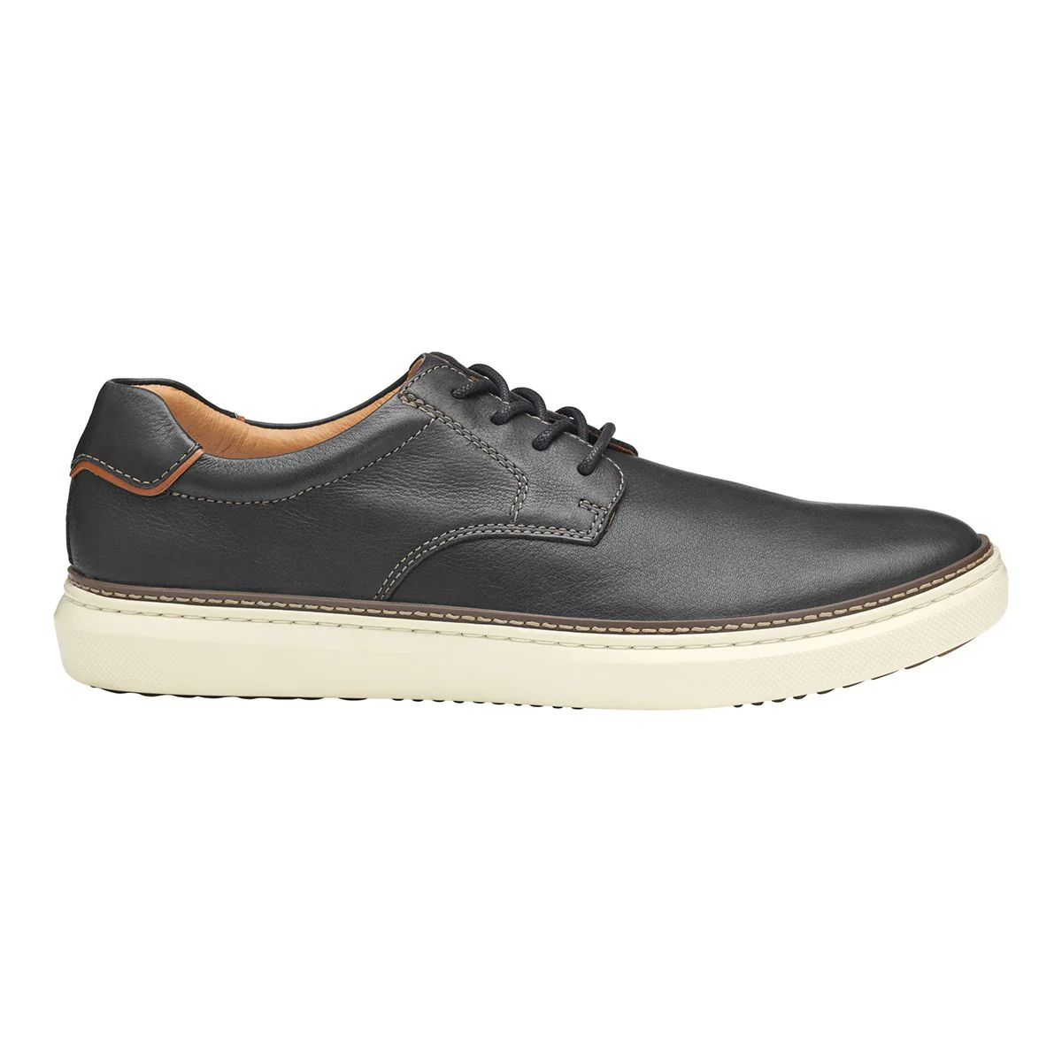 Johnston & Murphy McGuffey 2 Plain Toe Men's Casual Dress Shoe in Black - Image 2