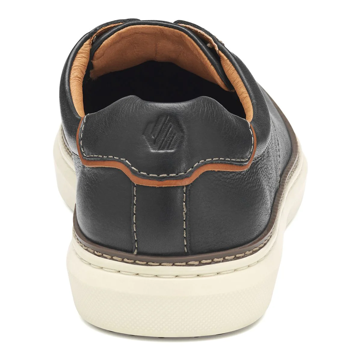 Johnston & Murphy McGuffey 2 Plain Toe Men's Casual Dress Shoe in Black - Image 3