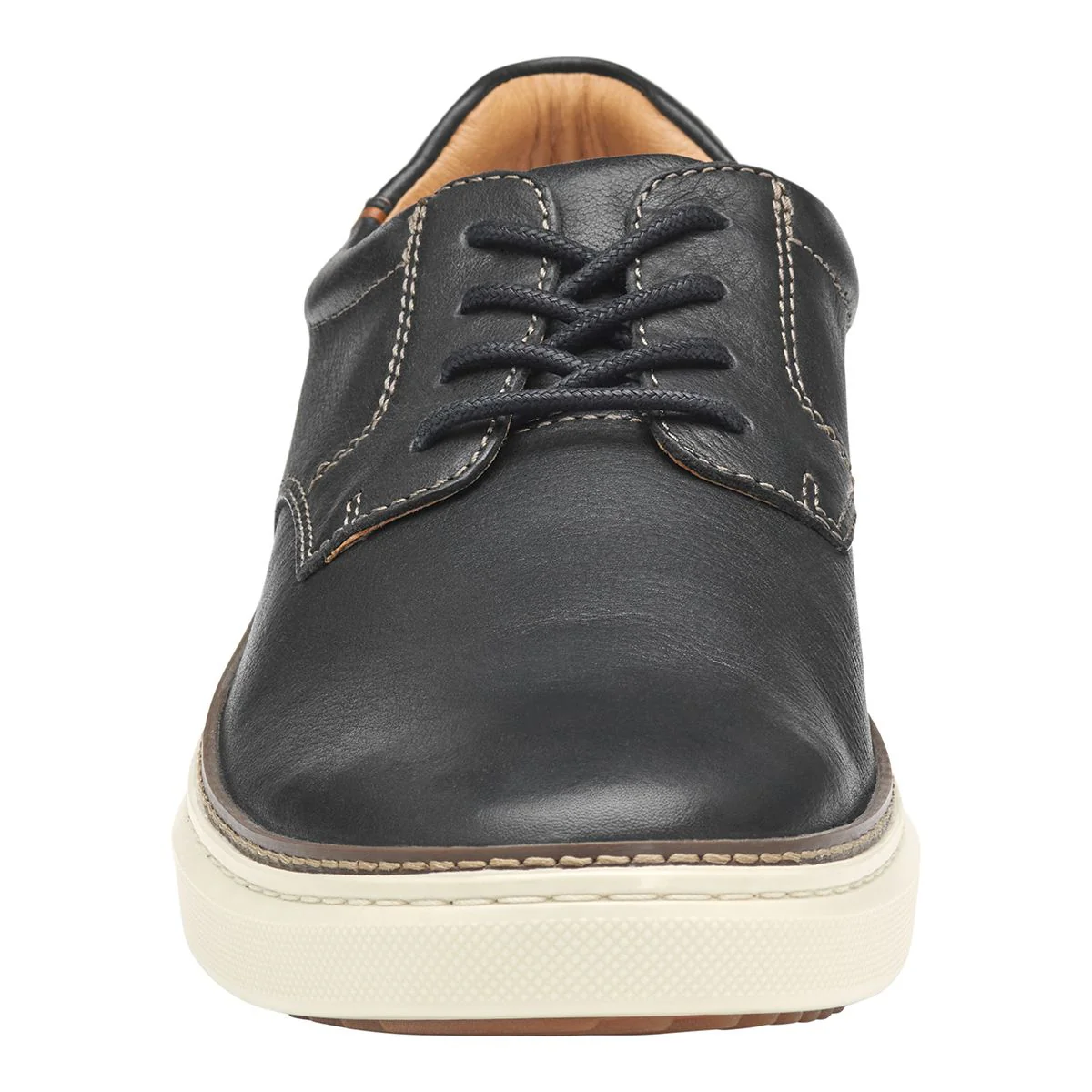 Johnston & Murphy McGuffey 2 Plain Toe Men's Casual Dress Shoe in Black - Image 5
