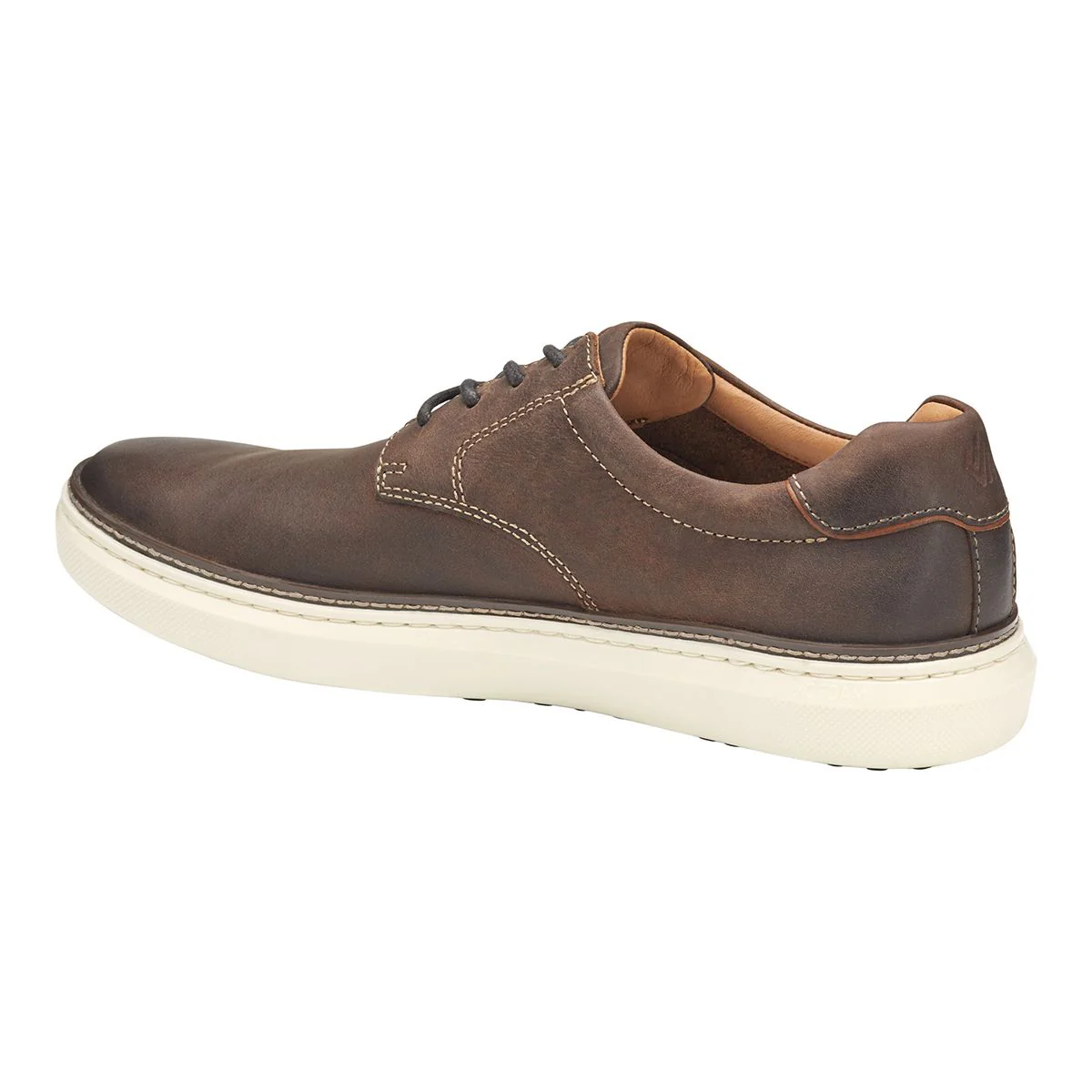 Johnston & Murphy McGuffey 2 Plain Toe Men's Casual Dress Shoe in Brown - Image 3