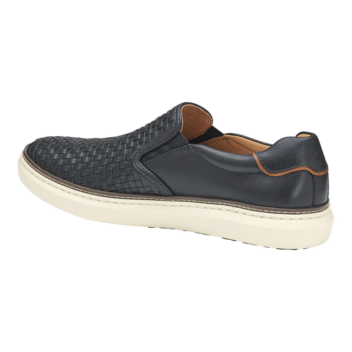 Johnston & Murphy McGuffey 2 Woven Men's Slip-On in Black - Image 3