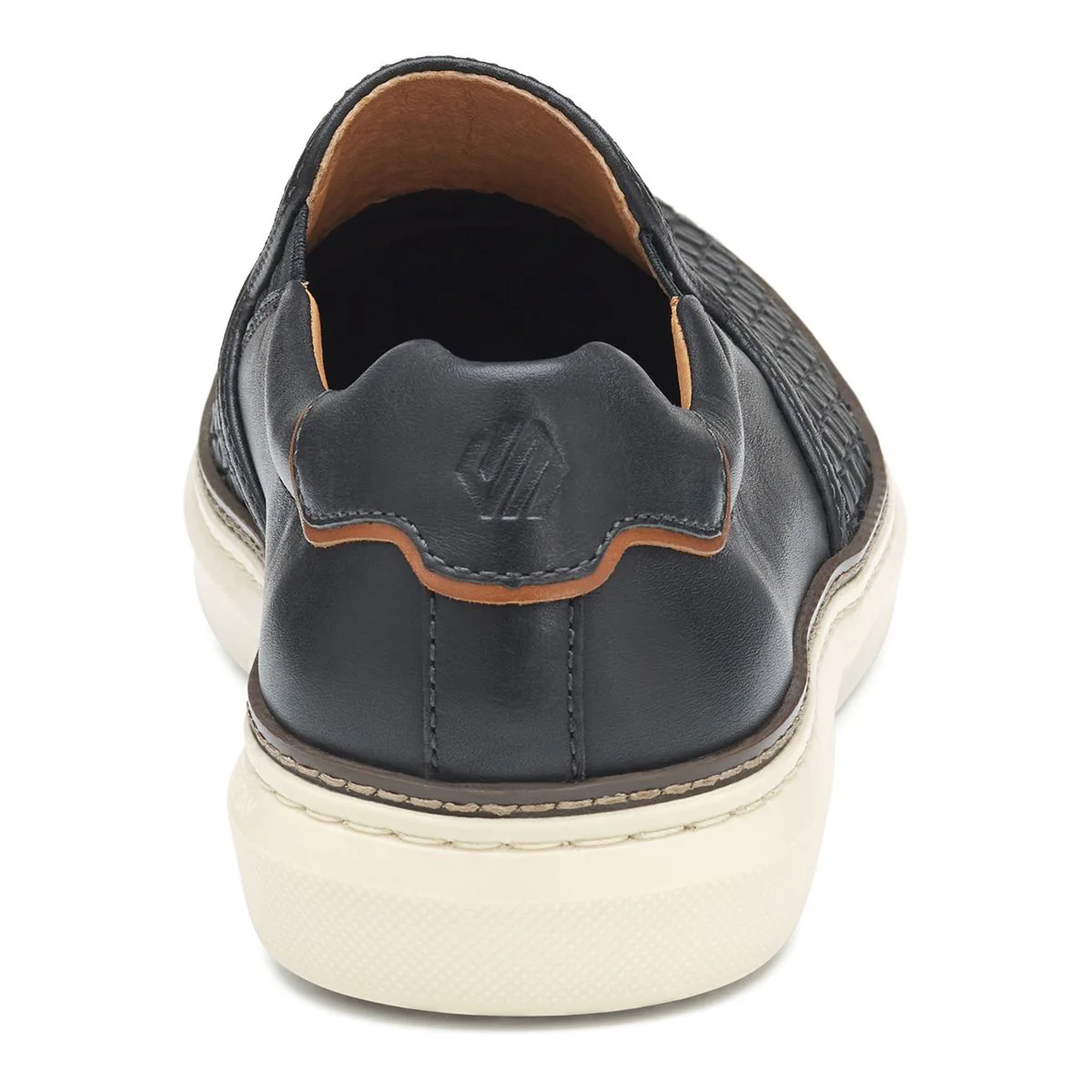 Johnston & Murphy McGuffey 2 Woven Men's Slip-On in Black - Image 4