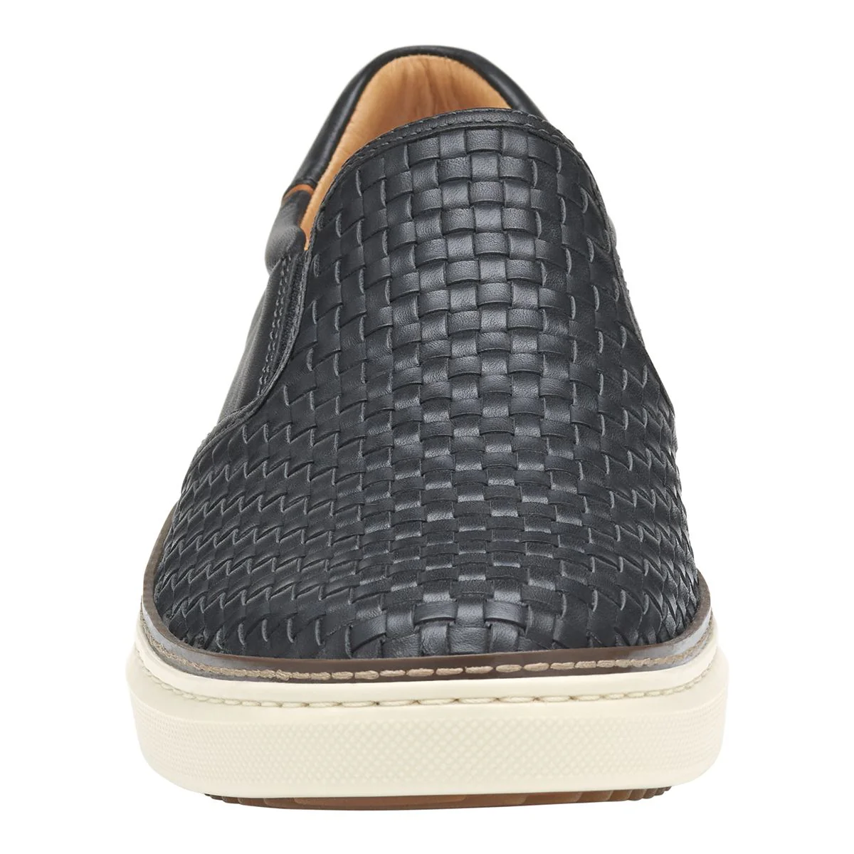 Johnston & Murphy McGuffey 2 Woven Men's Slip-On in Black - Image 5