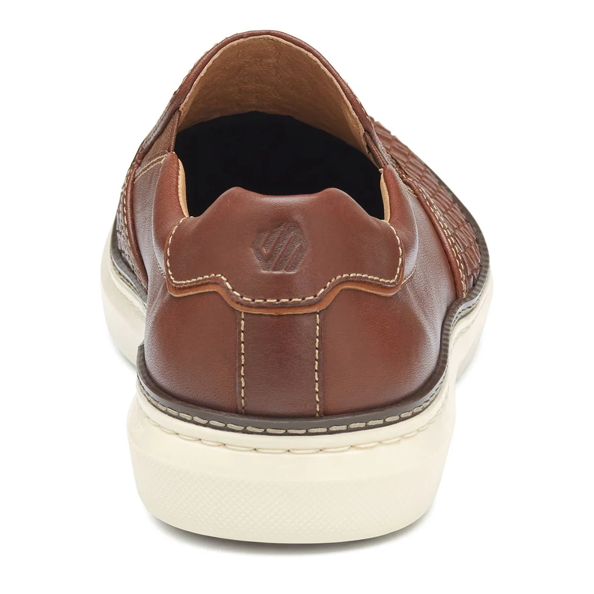 Johnston & Murphy McGuffey 2 Woven Men's Slip-On in Tan - Image 4