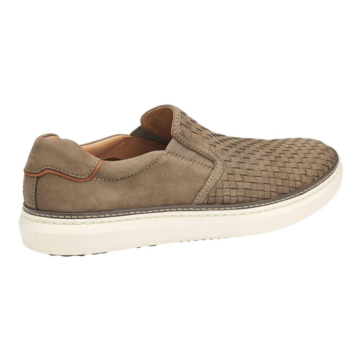 Johnston & Murphy McGuffey 2 Woven Men's Slip-On in Taupe - Image 2