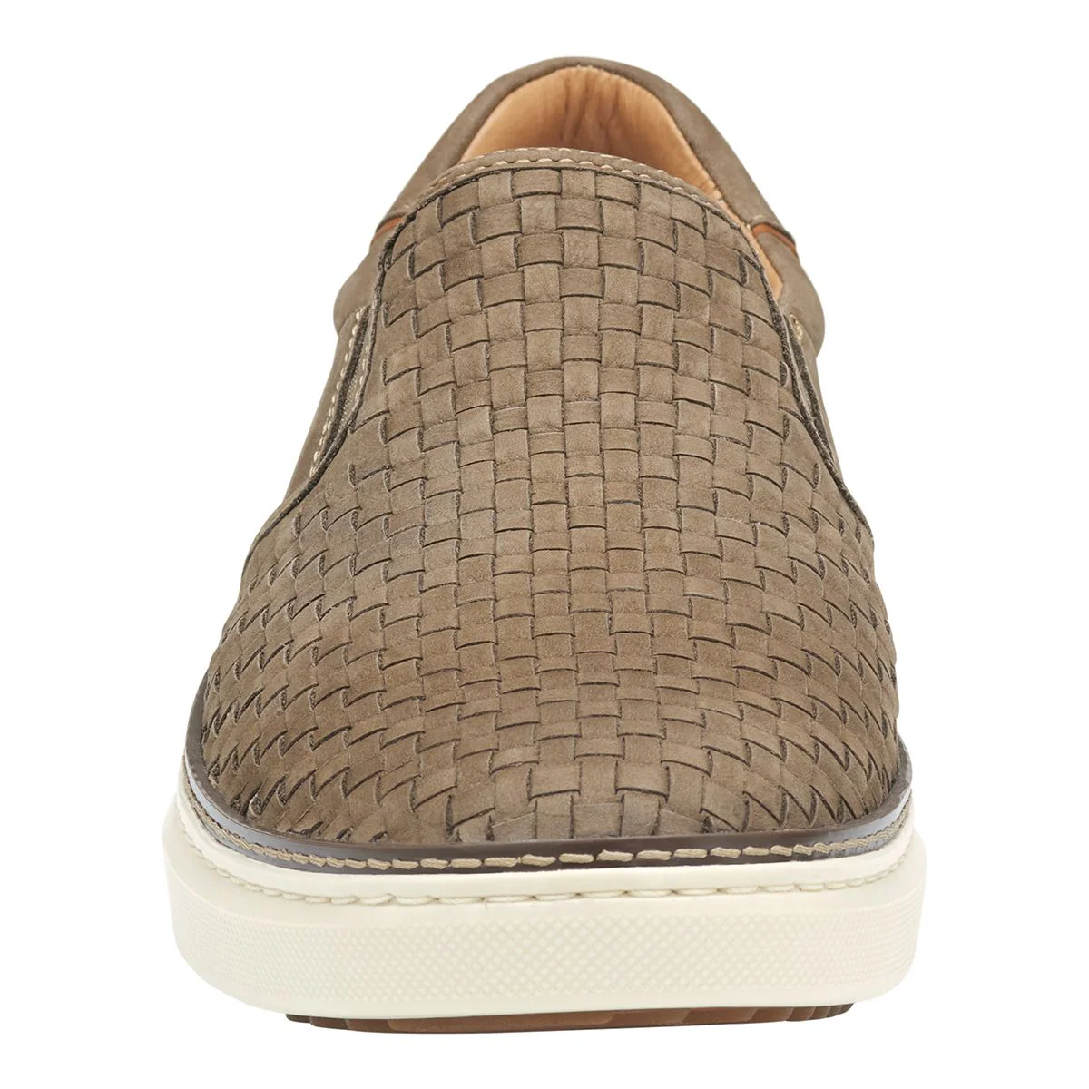 Johnston & Murphy McGuffey 2 Woven Men's Slip-On in Taupe - Image 4