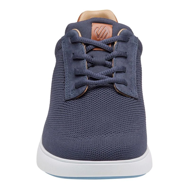 Johnston & Murphy Men's Ackerson Knit Plain Toe Lace-Up Sneaker in Navy - Image 5