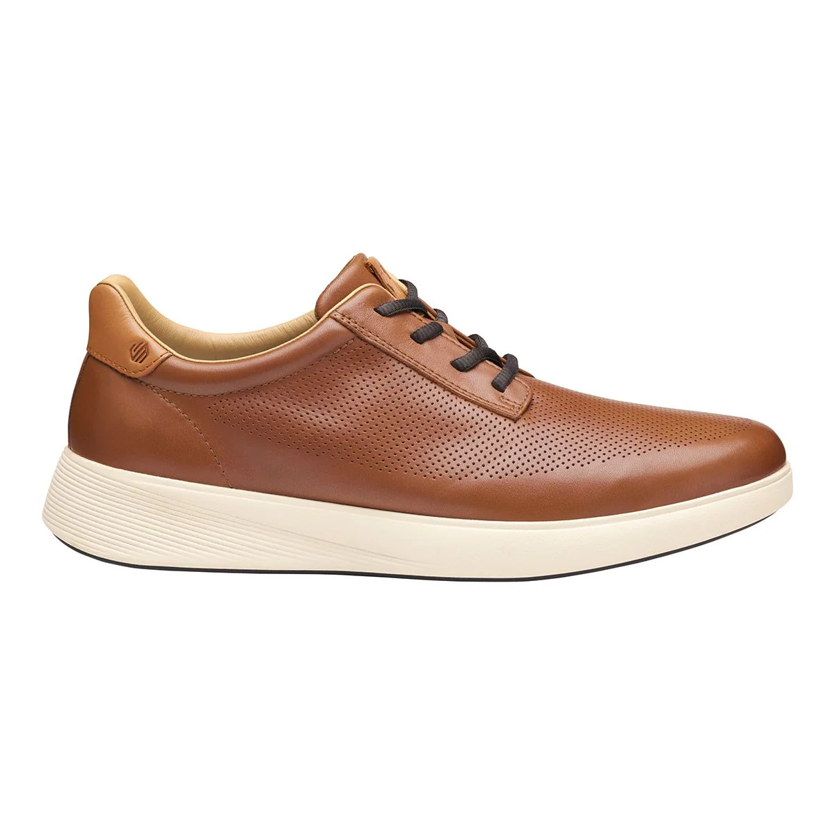 Johnston & Murphy Men's Ackerson Perfed Plain Toe Lace-Up Sneaker in Tan - Image 2