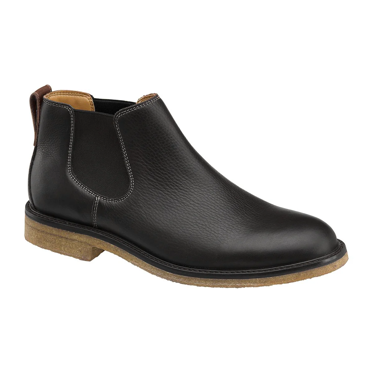 Johnston & Murphy Men's Copeland Chukka Slip-On Boot in Black