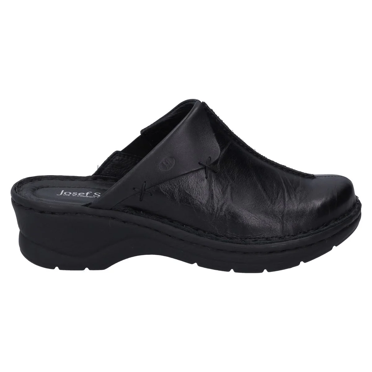 Josef Seibel Catalonia 48 Women's Leather Clog in Black - Image 2