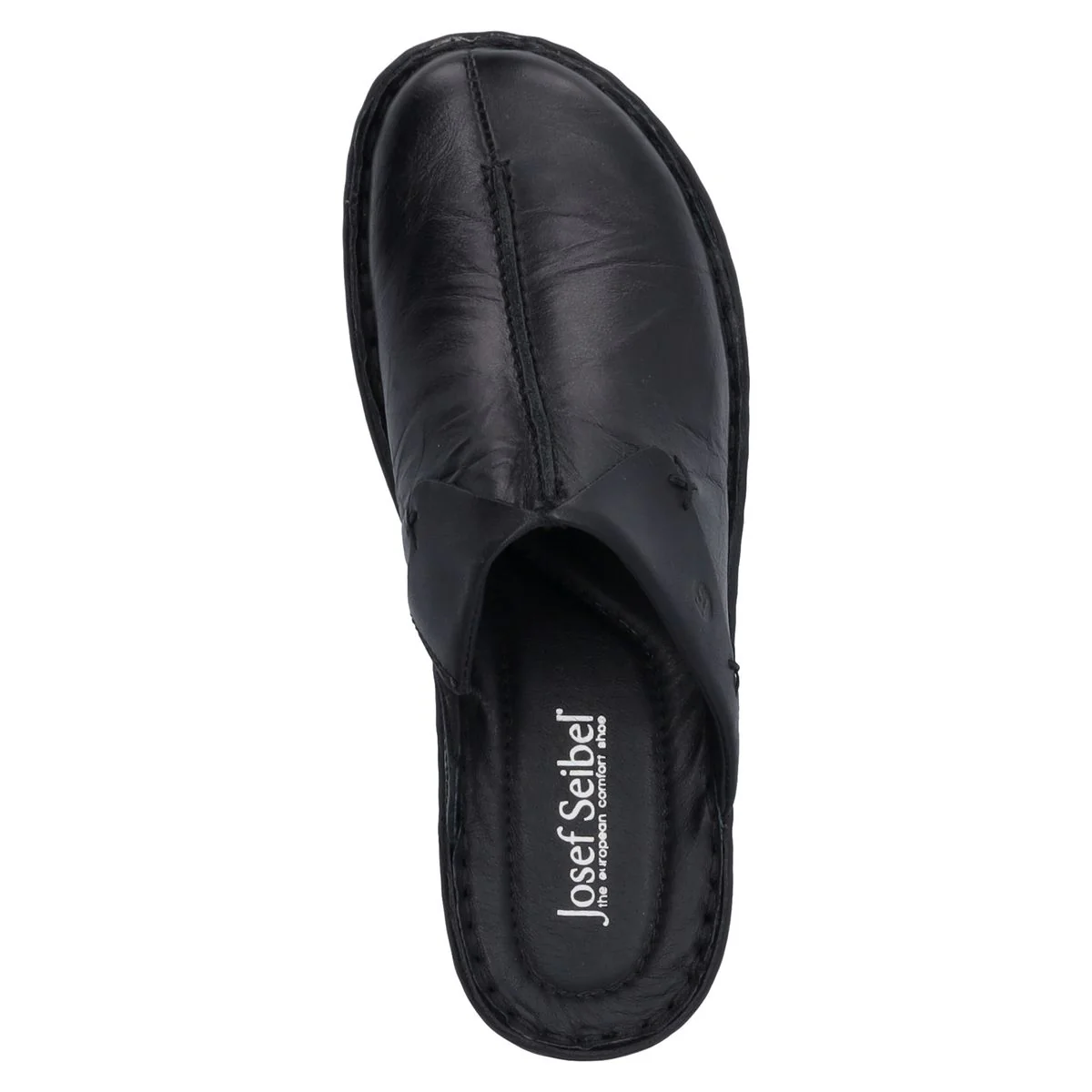 Josef Seibel Catalonia 48 Women's Leather Clog in Black - Image 3