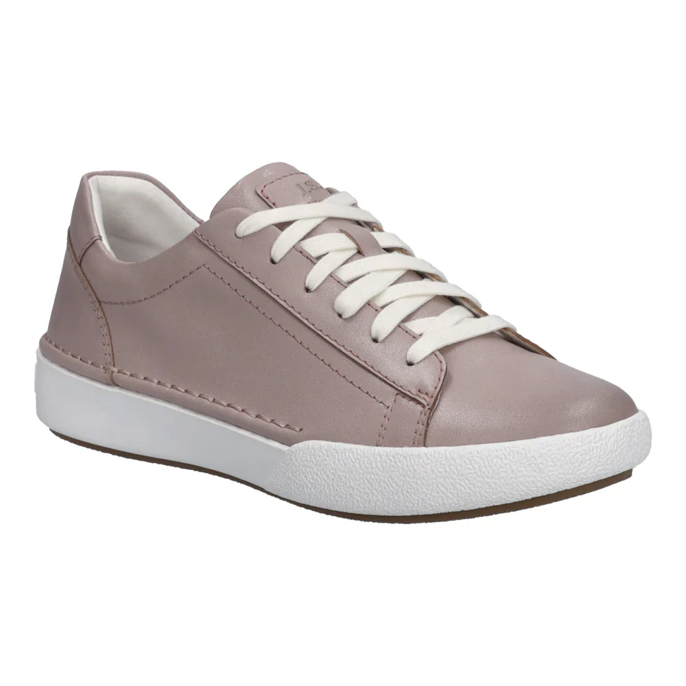 Josef Seibel Claire 01 Women's Lace-Up Sneaker in Pink