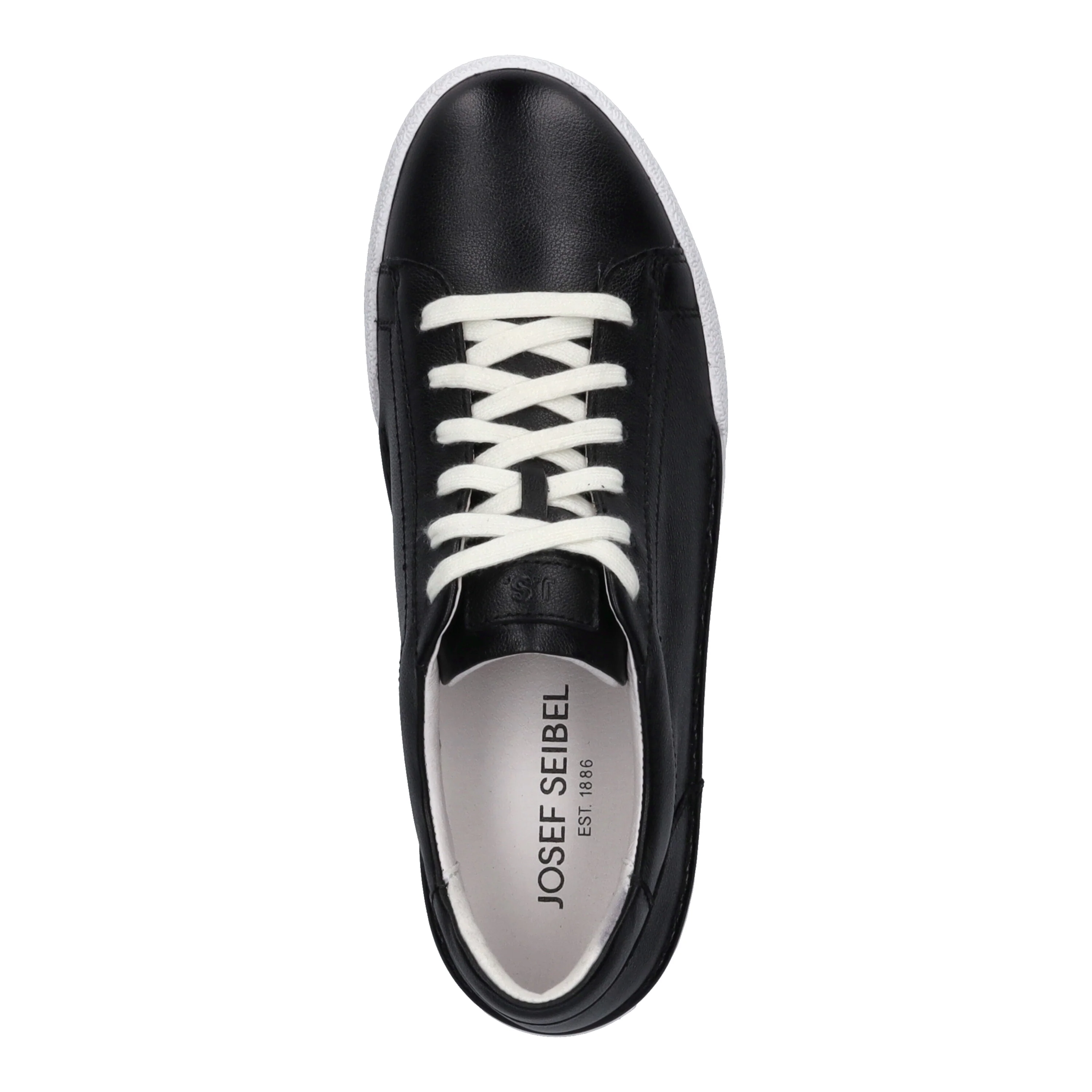 Josef Seibel Claire 01 Women's Lace-Up Sneaker in Black - Image 3