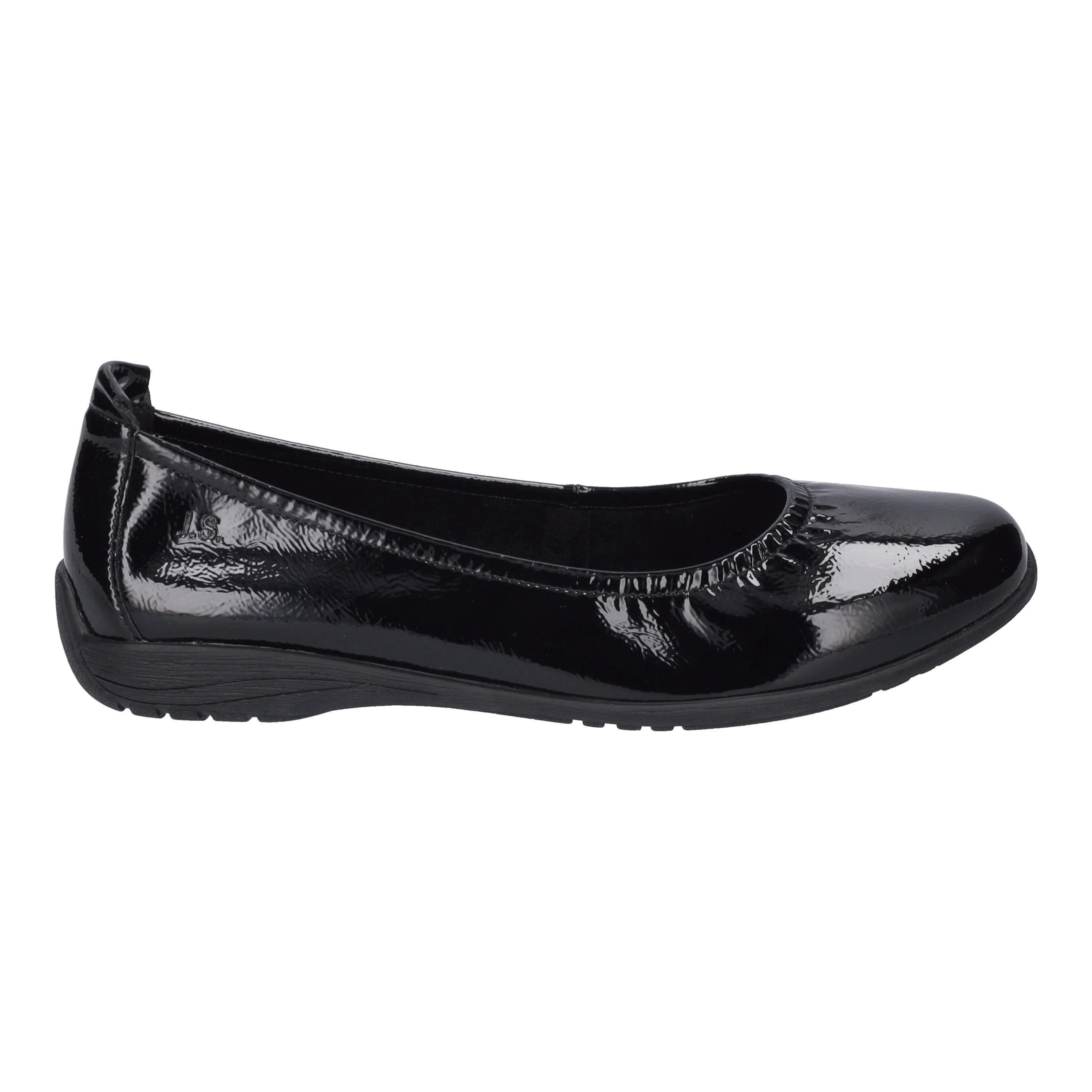 Josef Seibel Fenja 01 Women's Leather Ballerina in Black Patent - Image 2