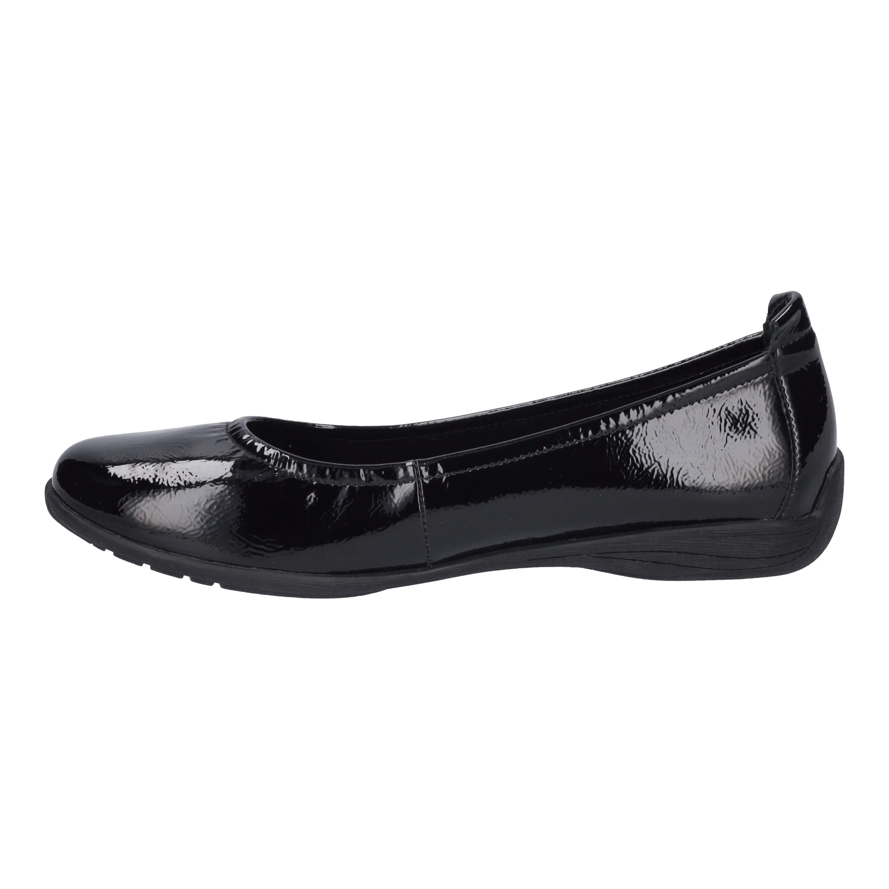 Josef Seibel Fenja 01 Women's Leather Ballerina in Black Patent - Image 4