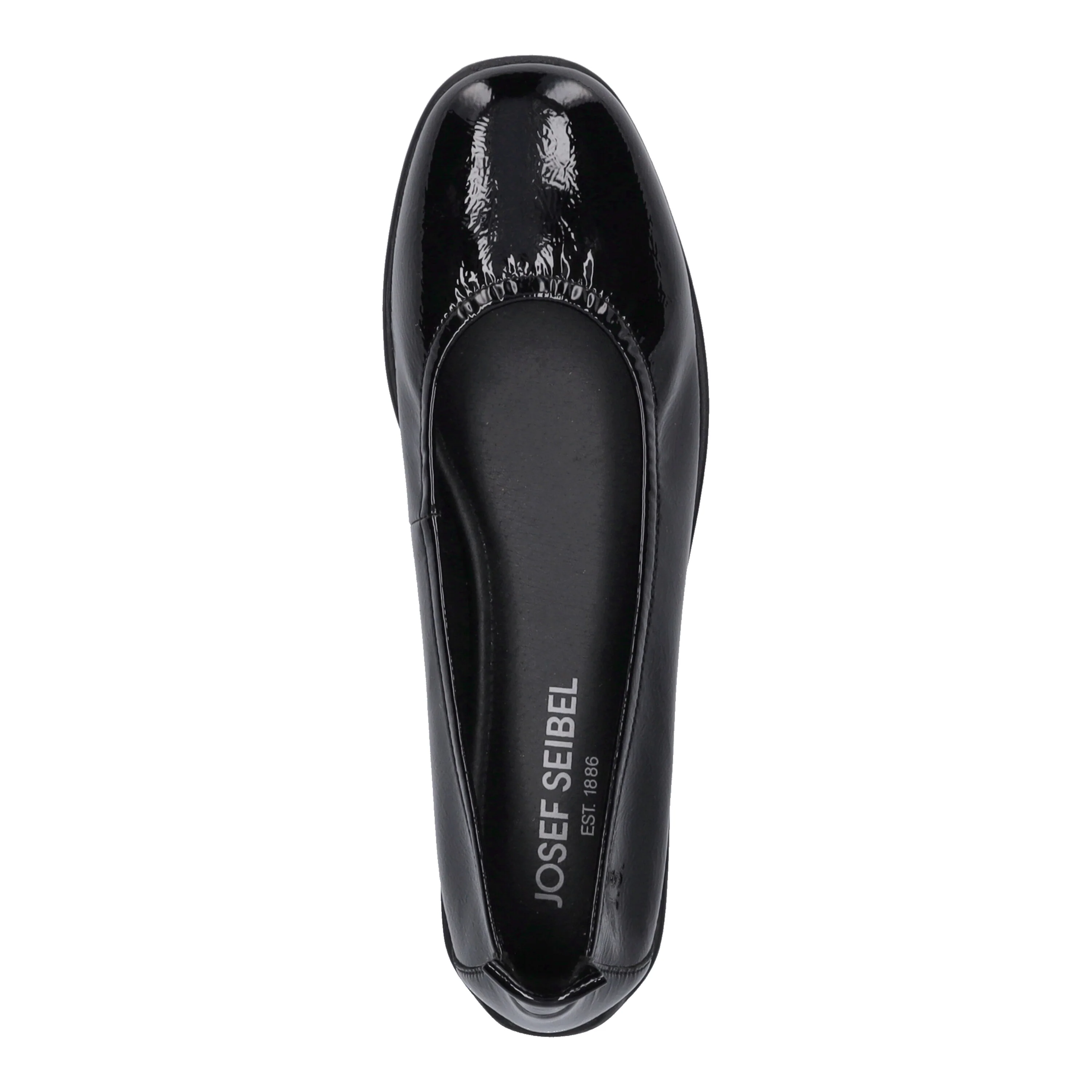 Josef Seibel Fenja 01 Women's Leather Ballerina in Black Patent - Image 6