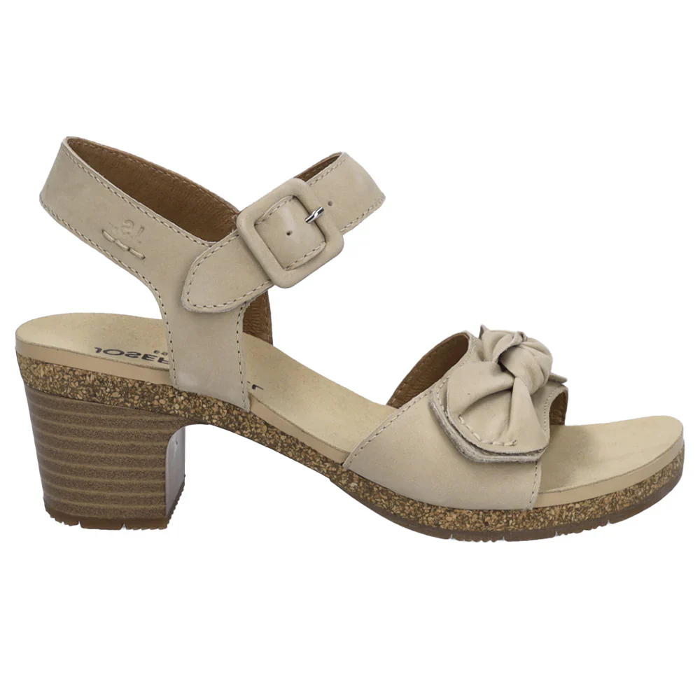 Josef Seibel Grace 11 Heeled Women's Sandal in Beige - Image 2