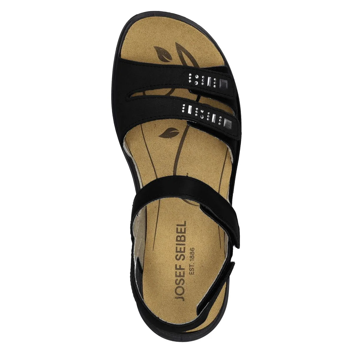 Josef Seibel Ibiza 86 Women's Strap Sandals in Black - Image 2