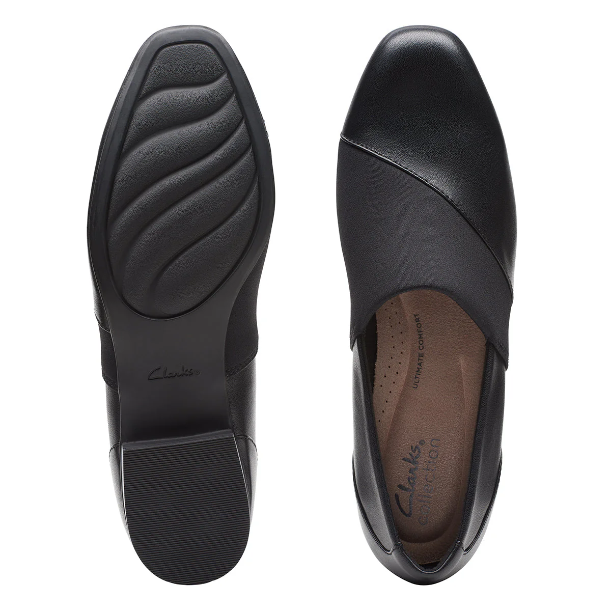Clarks Juliet Slip On Women's Dress Heel in Black - Image 5