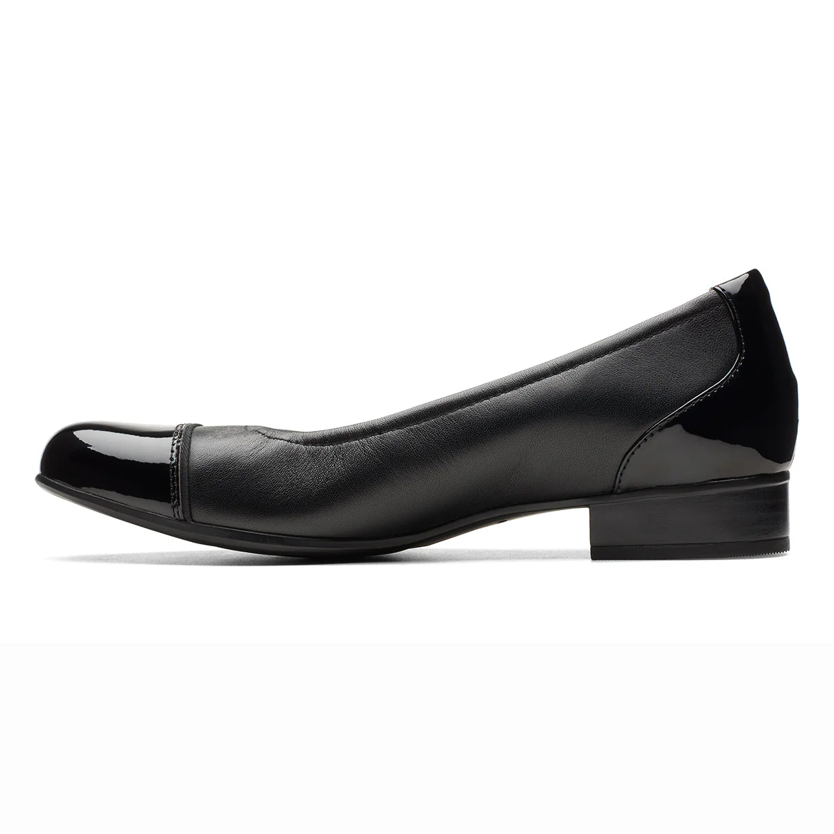 Clarks Juliet Step Slip On Women's Dress Heel in Black - Image 5