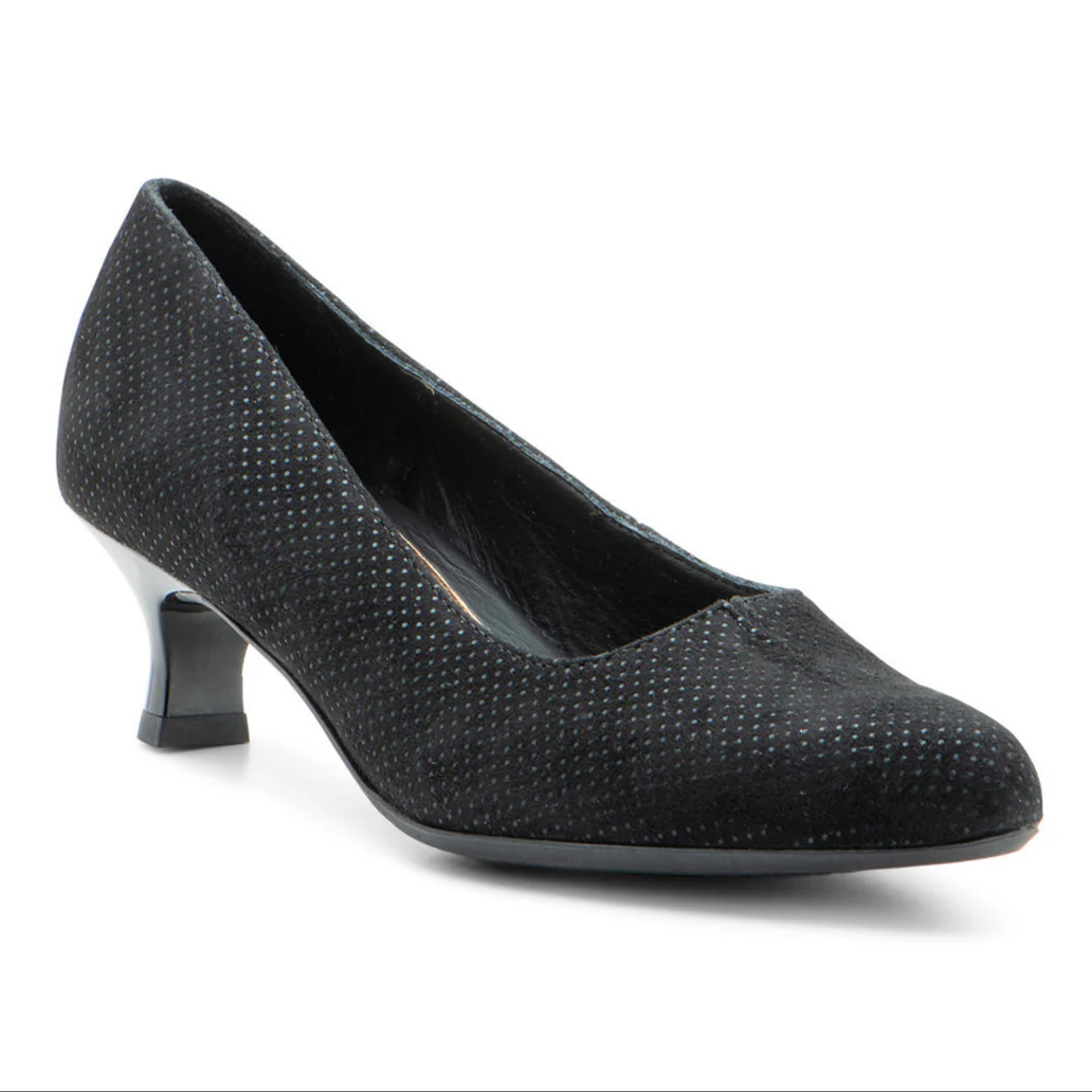 Ara 41409-80 Kit Women's Kitten Heel Pump Black