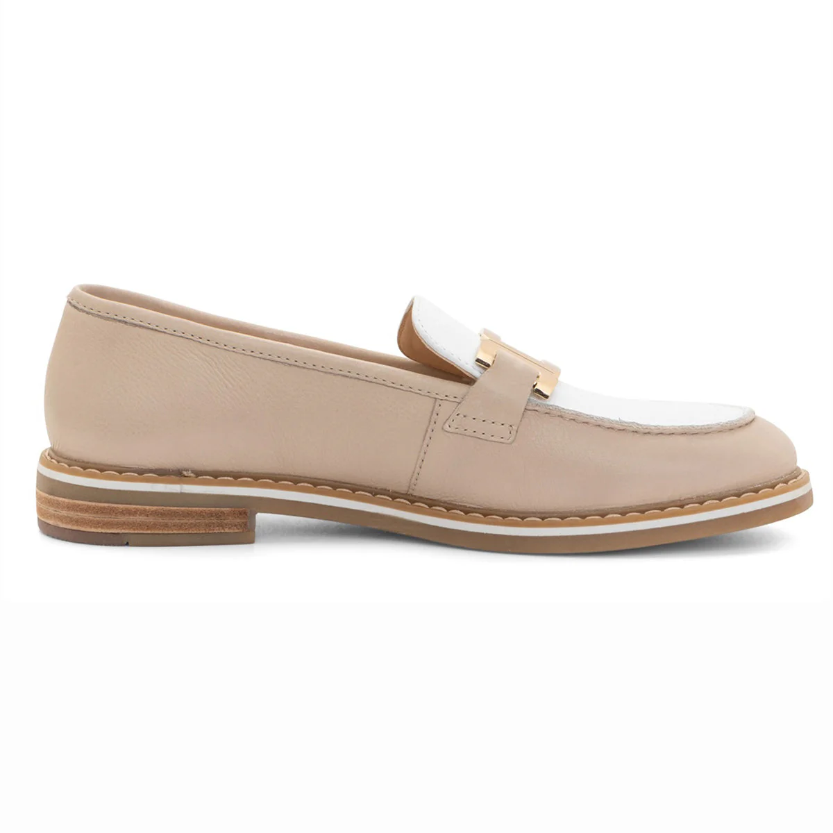 Ara Katsura Loafer in Shell & White - Image 2