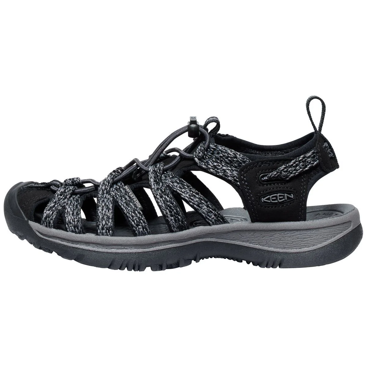Keen Women’s Whisper Sandal in Black Grey - Image 5