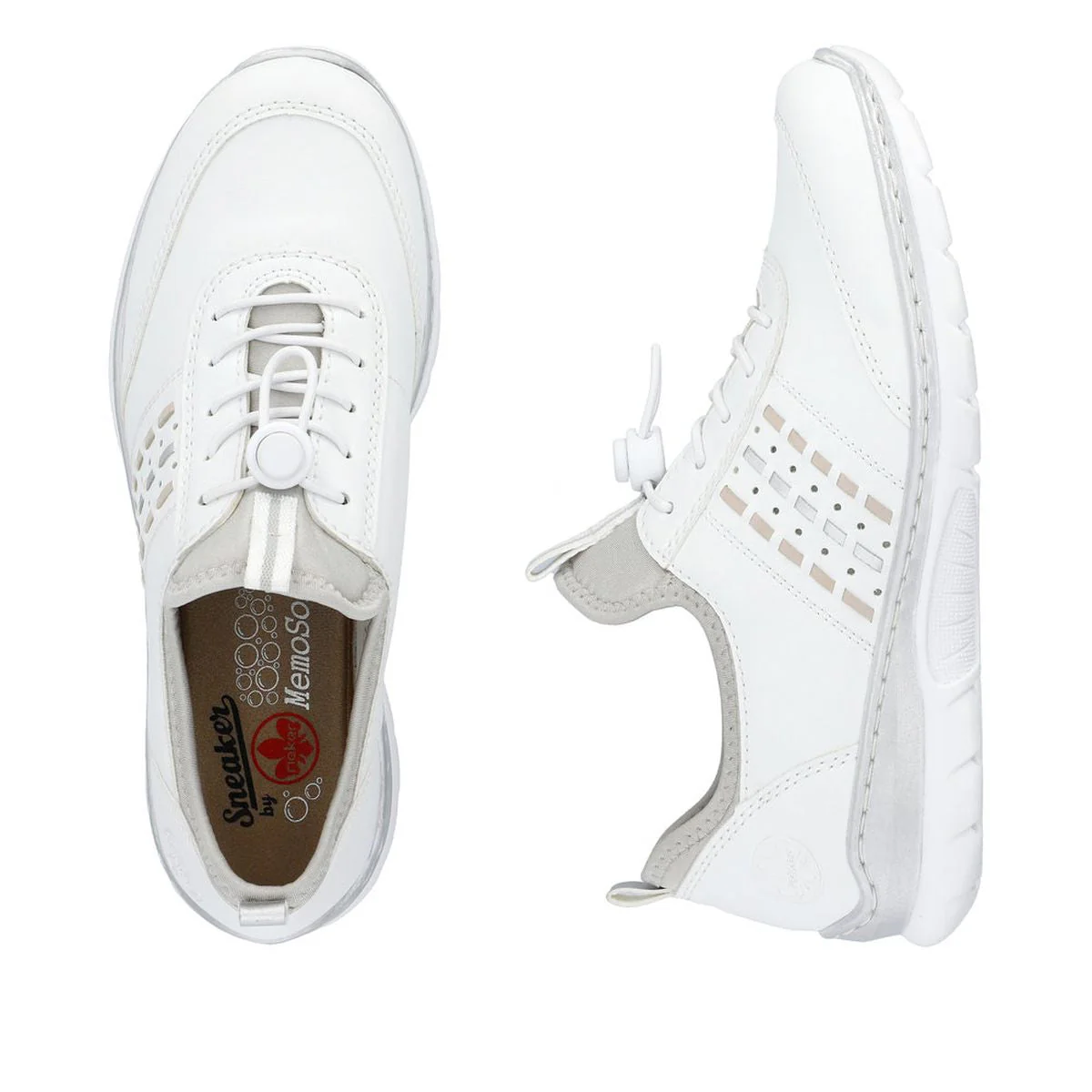 L3259 White Slip ON Shoe - Image 6