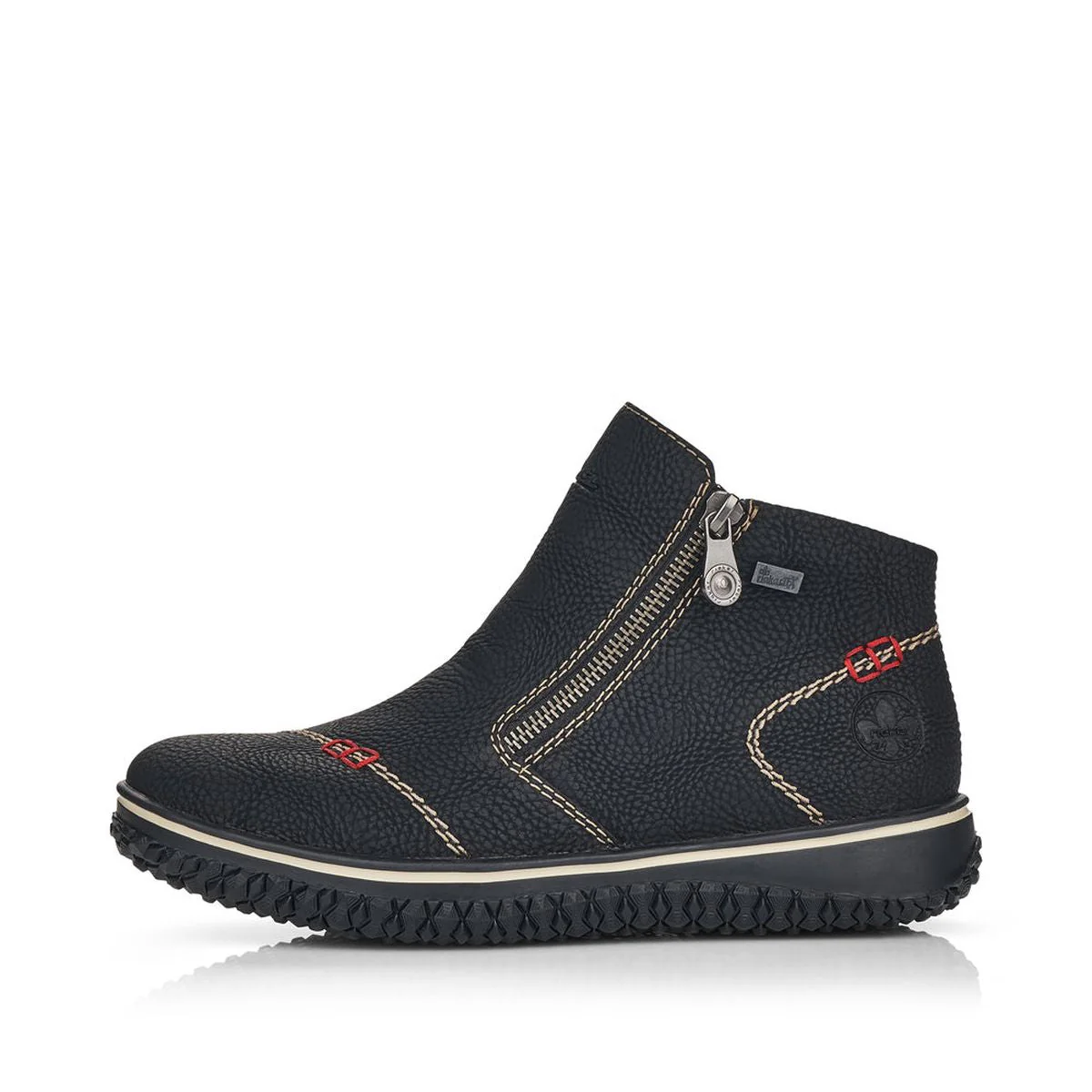 L4270 Urban Black Ankle Boots - Image 4