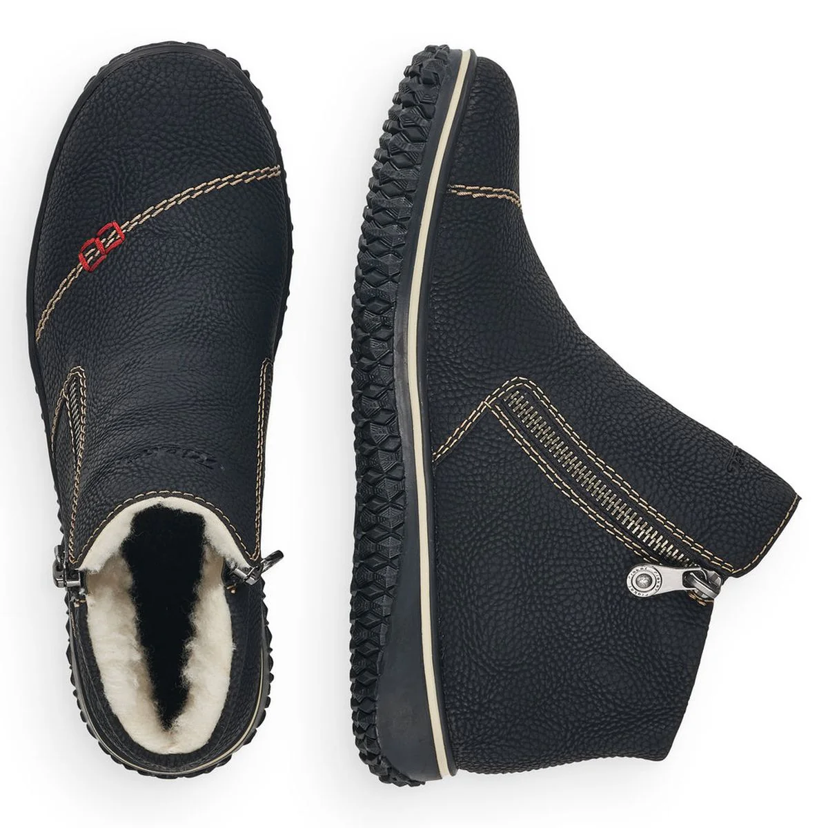 L4270 Urban Black Ankle Boots - Image 7