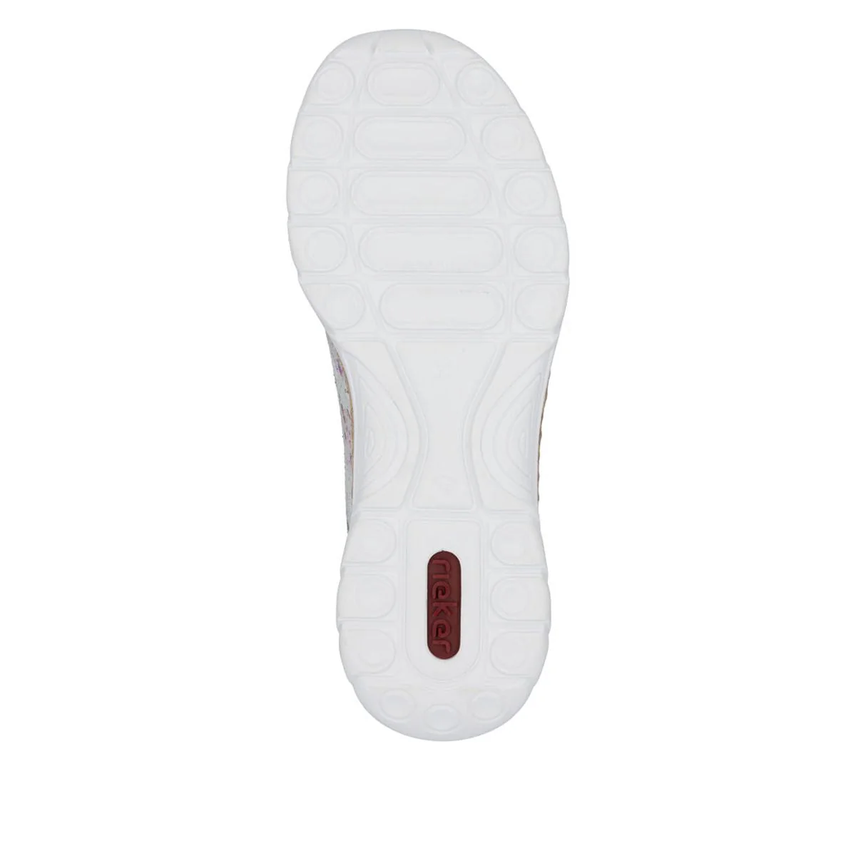 Rieker N42V1-90 Alburi Floral Slip-On Sneakers for Women - Image 4