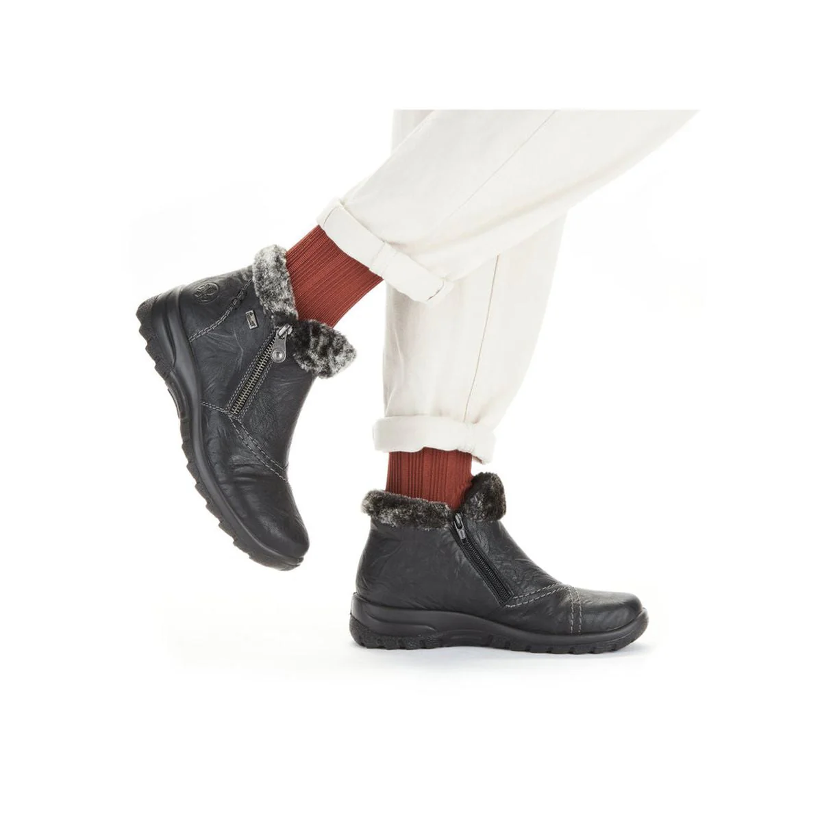L7172 Zip Up Boots - Image 5