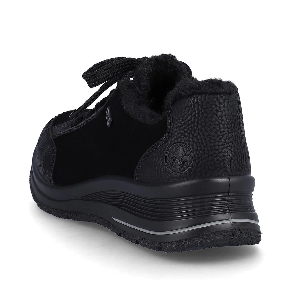 L7702 Lace Up Low Wedge Shoe - Image 3