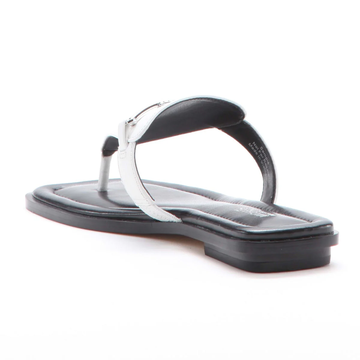 Michael Kors Lena Leather T-Strap Sandal in White - Image 5