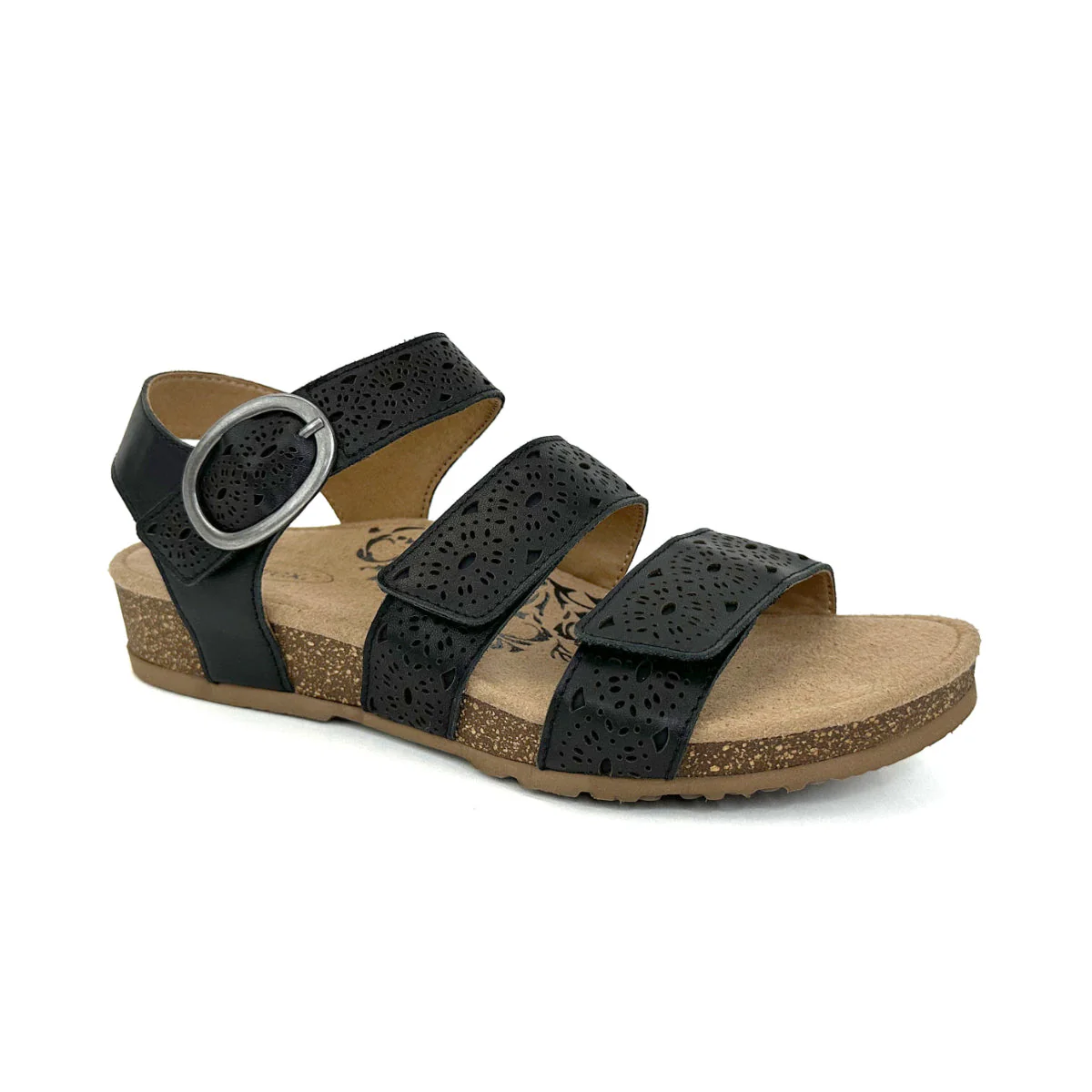 Lilly Adjustable Quarter Strap Cutout Sandal