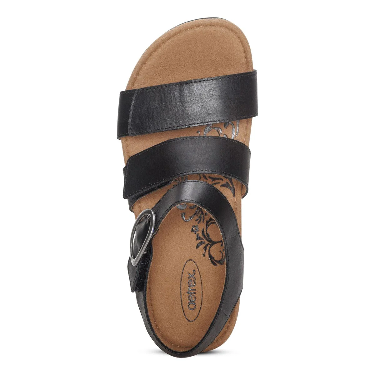 Aetrex Lilly Women's Adjustable Quarter Strap Sandal - Image 6