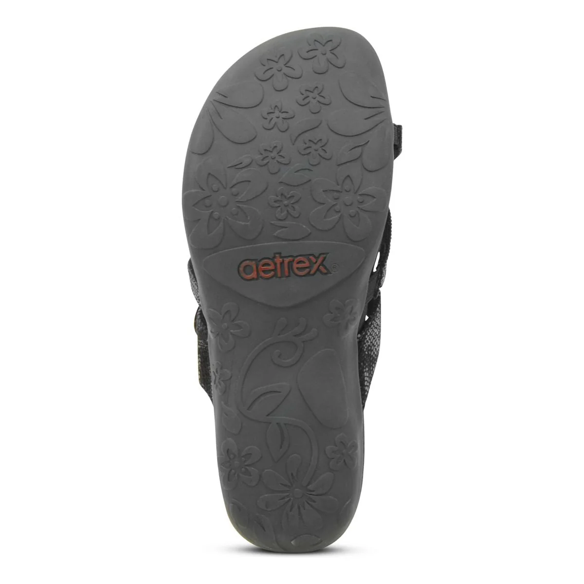 Aetrex Lilly Women's Adjustable Quarter Strap Sandal in Taupe - Image 7
