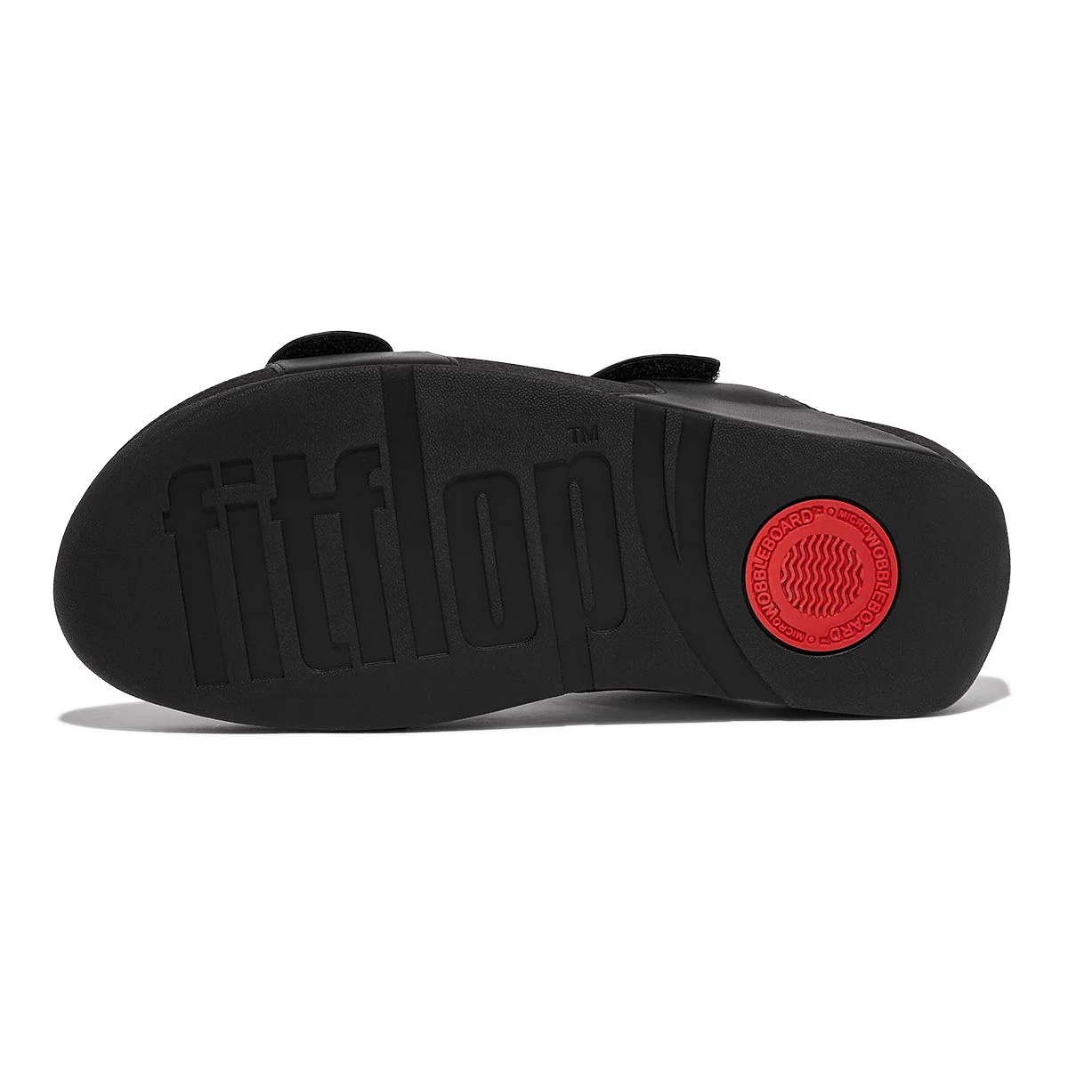 LULU Adjustable Leather Sandals in Black - Image 4