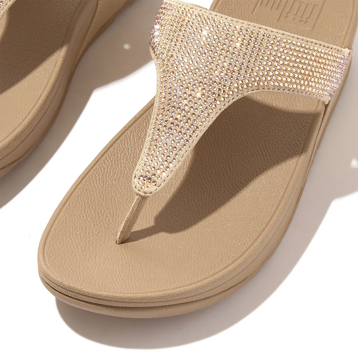 LULU Crystal Toe Thong Slide - Image 5