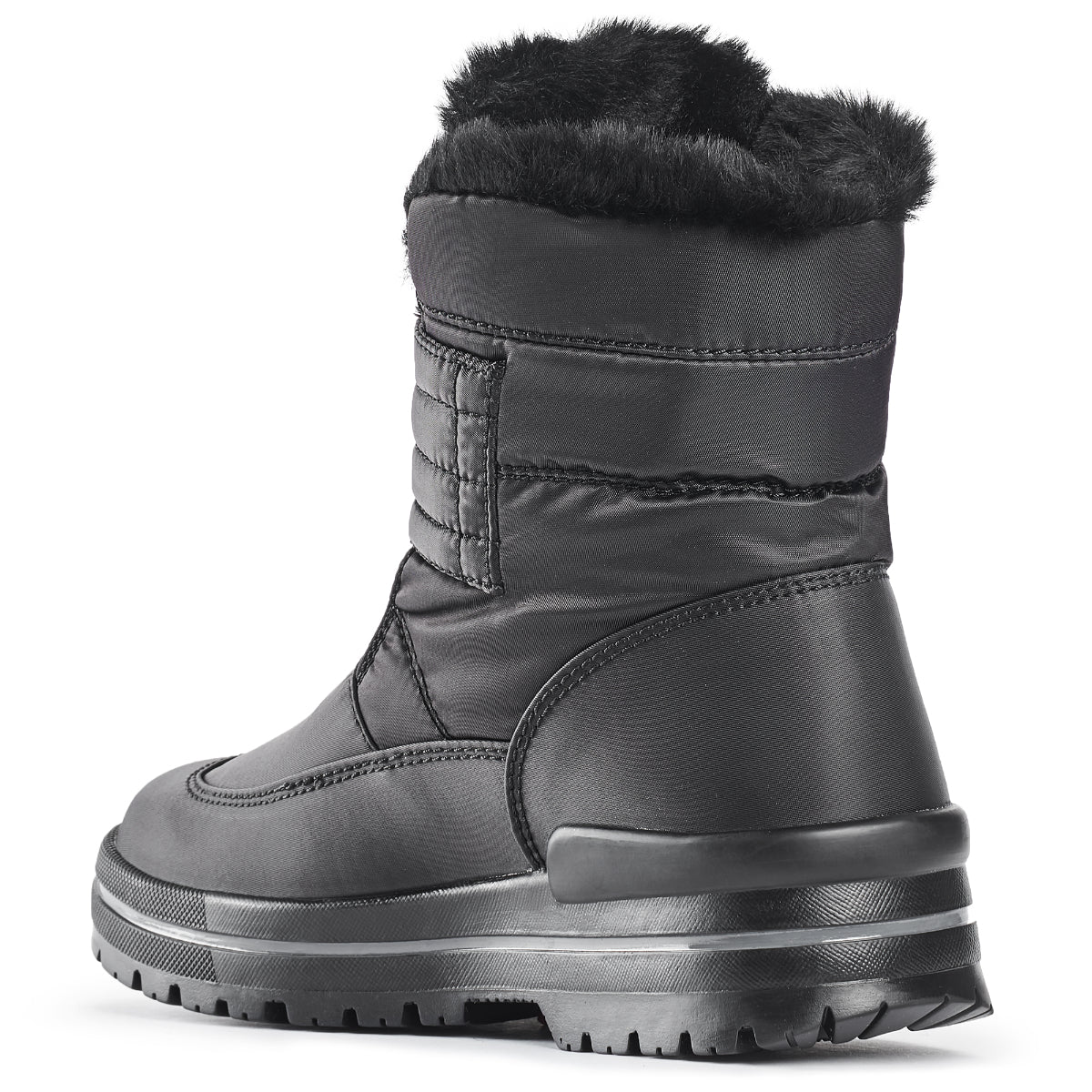 Olang Luna Women's Velcro Boots in Black - Image 2