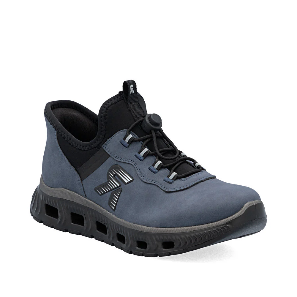 Rieker M6065 Women's Ready to Go Sneaker in Blue
