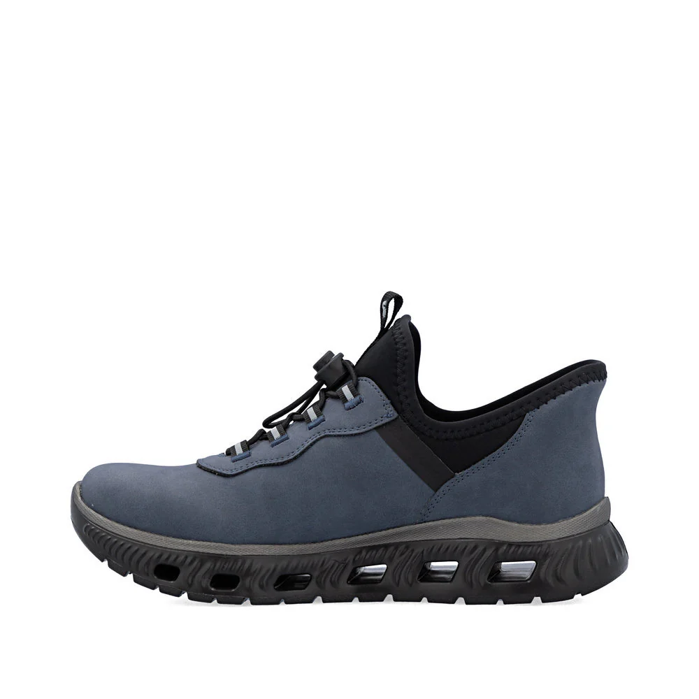 Rieker M6065 Women's Ready to Go Sneaker in Blue - Image 2
