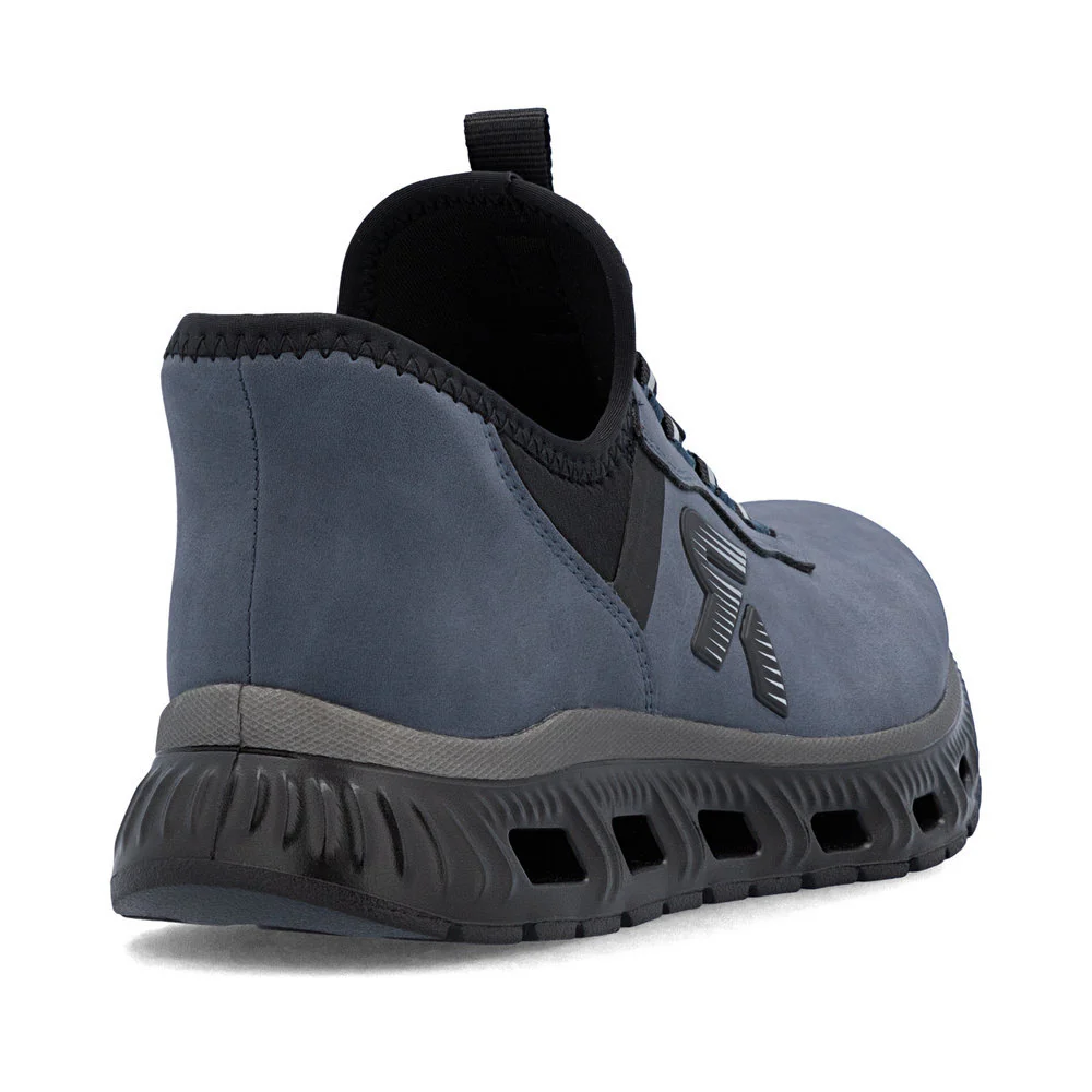 Rieker M6065 Women's Ready to Go Sneaker in Blue - Image 3