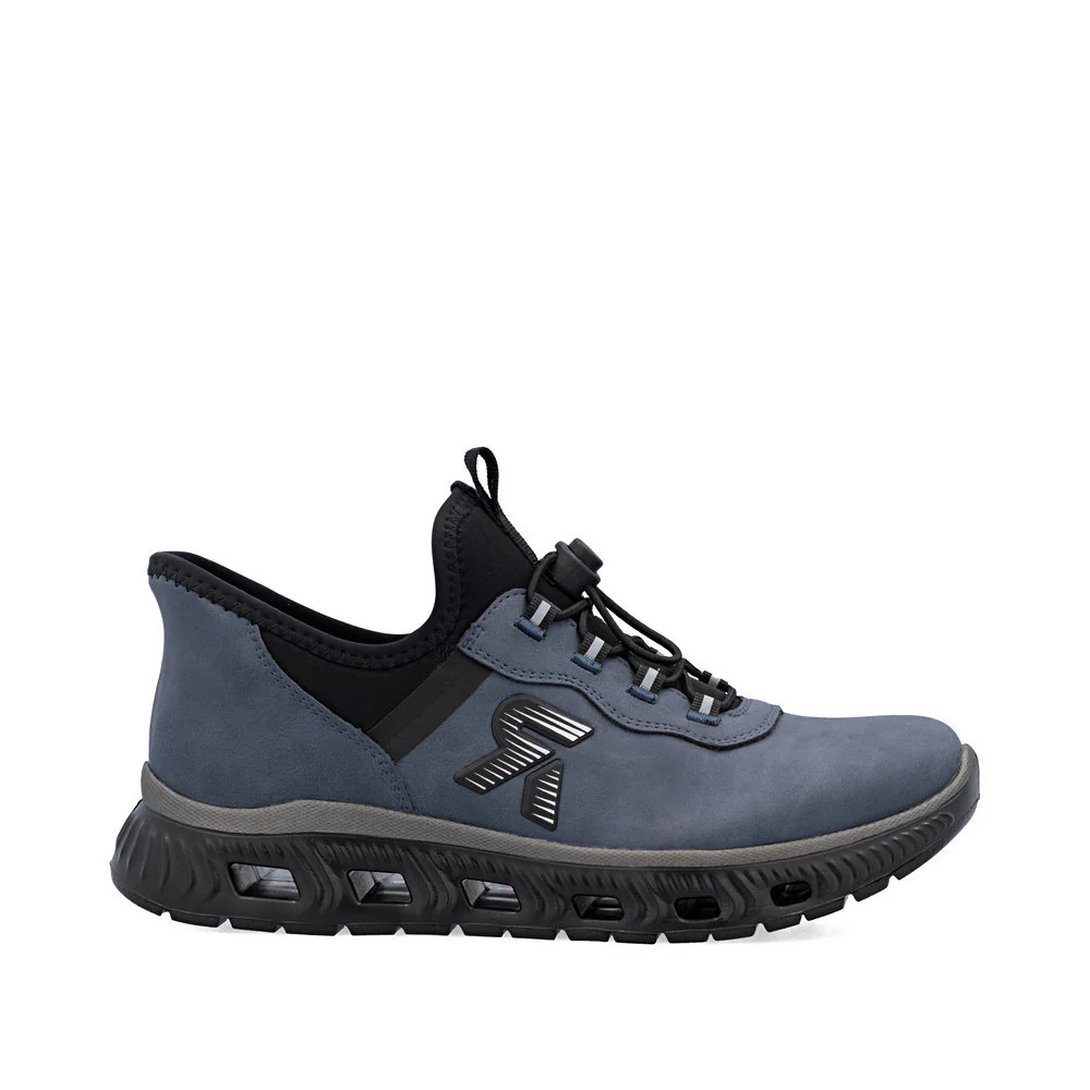 Rieker M6065 Women's Ready to Go Sneaker in Blue - Image 4
