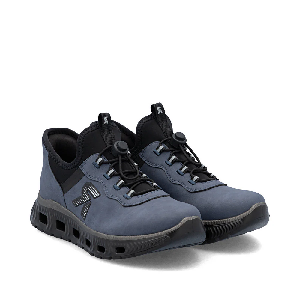 Rieker M6065 Women's Ready to Go Sneaker in Blue - Image 6
